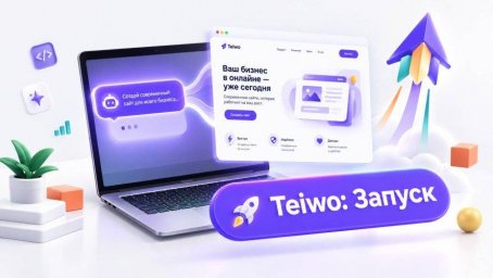 Teiwo запускает ИИ-конструктор веб-проектов: описание задачи в чате превращается в готовый сайт